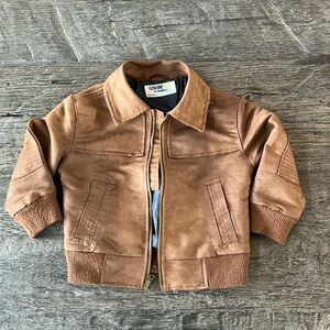 Osh kosh 3T suede bomber jacket
